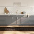 vidaXL Vloerkleed rechthoekig 60x400 cm bamboe donkerbruin, Verzenden, Nieuw, Bruin