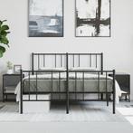 vidaXL Nachtkastjes met glazen deuren 2 st 35x37x50 cm zwart, Huis en Inrichting, Slaapkamer | Nachtkastjes, Minder dan 45 cm