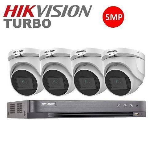 Hikvision Compleet Systeem 5 Megapixel Dome + 1TB, Audio, Tv en Foto, Videobewaking, Nieuw, Ophalen of Verzenden