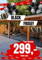 !!Black Friday Deal!! Glazen schuifwanden Incl Montage 299,-, Verzenden, Nieuw