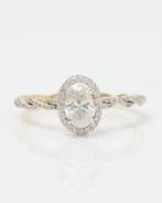 Verlovingsring - 14 karaat Geel goud - 0.76ct. tw. Diamant