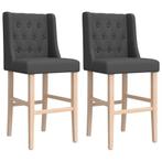vidaXL Barstoelen met Rugleuning - Tweedekansje! Nu 44% K..., Huis en Inrichting, Barkrukken, Met voetsteun, Ophalen of Verzenden