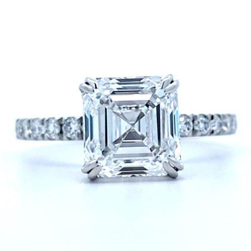 Zonder Minimumprijs - Ring Platina - 3.51ct. tw. Diamant, Sieraden, Tassen en Uiterlijk, Ringen