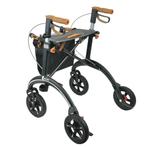 Saljol Carbon Rollator CR62 - Matt Black M, Ophalen of Verzenden, Nieuw