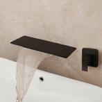 Watervalkraan voor badkamer zwarte uitvoering, Verzenden, Nieuw, Kraan