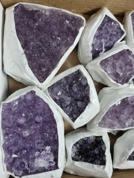 Big Lot HQ URUGUAY AMETHIST CLUSTERS 7,5 - 5 cm, Verzamelen, Mineralen en Fossielen
