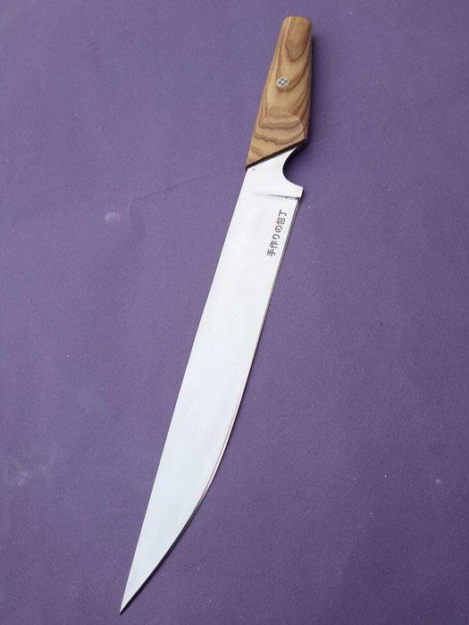 Keukenmes - Keukenprofessional Katana Chef Mes Handgemaakt, Antiek en Kunst, Antiek | Keukenbenodigdheden