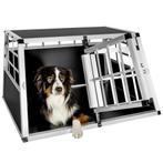 Hondentransportbench dubbel met een rechte achterwand - 89 x, Dieren en Toebehoren, Hondenhokken, Nieuw, Verzenden