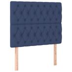 2x Blauw Hoofdbord 100cm - Tweedekansje - Slaapkamer Make..., Huis en Inrichting, Slaapkamer | Bedden, Blauw, Nieuw, Ophalen of Verzenden