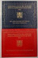 Vaticaan. 2 Euro 2014/2015 Muro di Berlino + Incontro, Postzegels en Munten