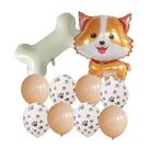 10-delige honden ballonnen set Cute Dog XL, Hobby en Vrije tijd, Verzenden, Nieuw