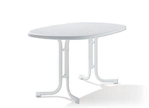 Sieger Boulevard klaptafels staalbuis/Mecalit Pro 70 cm tot, Tuin en Terras, Tuintafels, Ophalen of Verzenden
