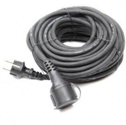 Verlengkabel 230 volt , 20 meter Zwart Neopreen, Doe-het-zelf en Verbouw, Elektra en Kabels, Nieuw, Verzenden