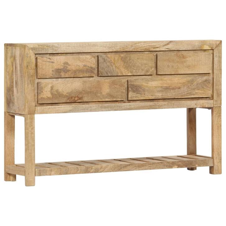 vidaXL Dressoir 120x30x75 cm massief mangohout, Huis en Inrichting, Kasten | Dressoirs, 25 tot 50 cm, Nieuw, 100 tot 150 cm, Overige houtsoorten