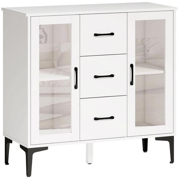 TRUUSK Modern Dressoir - Soft-close Deuren - Buffetkast met, Huis en Inrichting, Kasten | Dressoirs, Nieuw, Verzenden