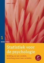 9789059319721 Statistiek voor de psychologie 1 - Verdelin..., Boeken, Psychologie, Verzenden, Nieuw, Jules L. Ellis