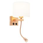 Art deco wandlamp koper met witte kap - Brescia, Huis en Inrichting, Lampen | Wandlampen, Nieuw, Overige materialen, Modern