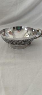 Beker - Zilver - Beker met letters, Antiek en Kunst, Antiek | Goud en Zilver