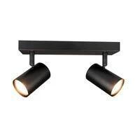 LED Plafondspot Zwart Duo - Kantelbaar - Dimbaar - GU10 fitt beschikbaar voor biedingen