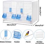 Italiaanse draadkooi 58x30x39cm 2-delig - Italiaanse, Verzenden, Nieuw