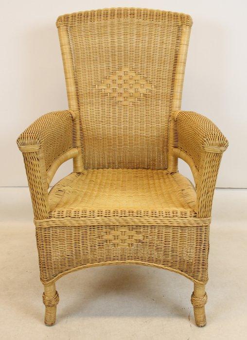 Lounge stoel - Bamboe, Riet, Antiek en Kunst, Curiosa en Brocante