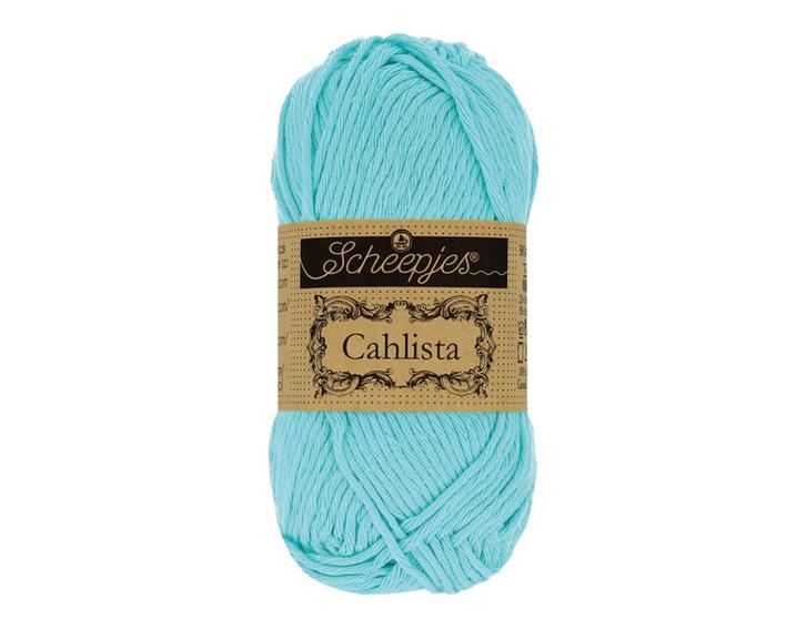 Scheepjes Cahlista 50g - 397 Cyan, Hobby en Vrije tijd, Breien en Haken, Breien of Haken, Nieuw, Wol of Garen, Ophalen of Verzenden