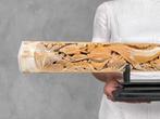 Snijwerk, Authentic, Large Hand-carved Swordfish - Mrine, Antiek en Kunst