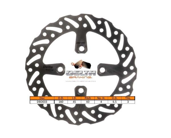 Delta Braking achter remschijf ( 160mm ) Type G KTM SX 65 20, Motoren, Onderdelen | Merk-onafhankelijk, Ophalen of Verzenden