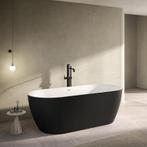 Sani Royal Vrijstaand bad 180x80cm zwart en wit, Nieuw