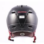 56 57 58 59 skihelm/snowboardhelm SALOMON PIONEER LT, Black/, Gebruikt, Verzenden, Overige typen, Salomon