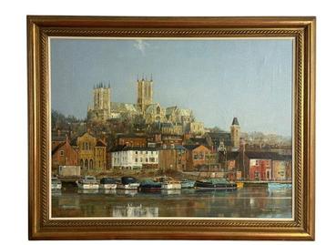 Terence Storey (1923-2108) - Lincoln Cathedral from the beschikbaar voor biedingen