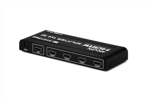 iVisions HDMI Splitter 1x4 SP140, Audio, Tv en Foto, Beamers, Overige resoluties, Overige technologieën, Ophalen of Verzenden