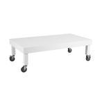 *WOONWINKEL* Brafab Ambon Aluminium Tuintafel Laag Wit, Verzenden, Nieuw