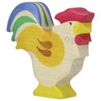Holztiger - Houten Dieren - Haan 9 cm, Nieuw
