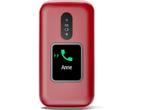 Doro -  2880 - 4g Eenvoudige Klaptelefoon -wit 17 Mb  - Rood, Verzenden, Geen camera, Nieuw, Inklapmodel