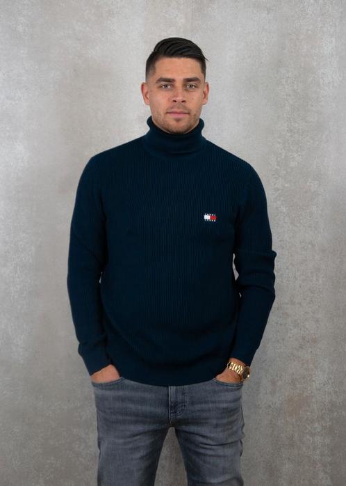 -30% Tommy Hilfiger  Tommy Hilfiger Slim xs badge rollneck, Kleding | Heren, Truien en Vesten, Blauw, Nieuw, Verzenden