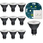 Set van 10 Lybardo LED spots GU10 + Lybardo Pro LED duo dimm, Huis en Inrichting, Lampen | Losse lampen, Verzenden, Overige typen
