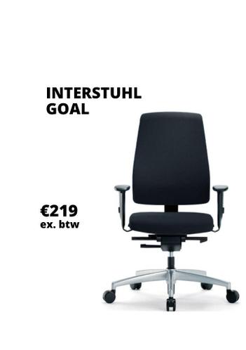 Interstuhl Goal - Bureaustoel - Refurbished - Zwart