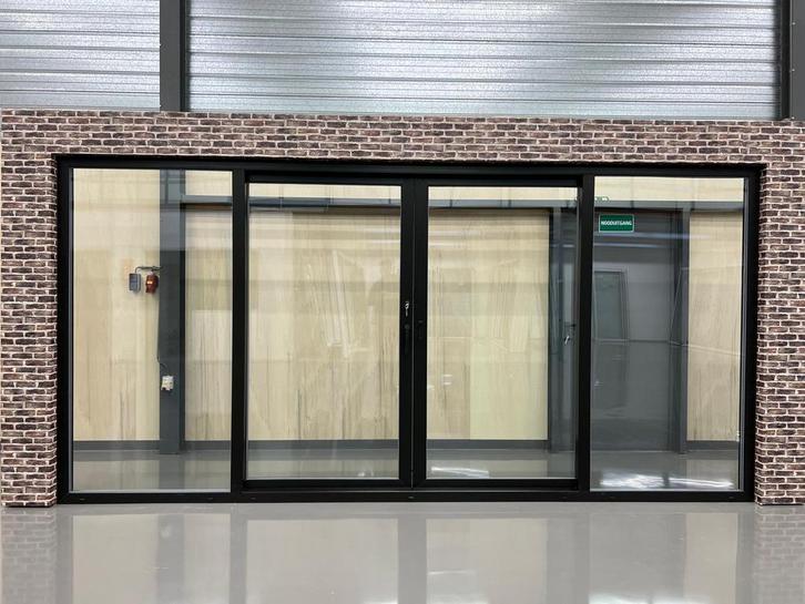 Schuifpui 4500x2200 4 delig HR++ glas direct leverbaar, Doe-het-zelf en Verbouw, Kozijnen en Schuifpuien, Nieuw, Inclusief glas