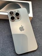 Iphone 15 pro 256GB natural Titanium + garantie, Telecommunicatie, Mobiele telefoons | Apple iPhone, 256 GB, Zo goed als nieuw