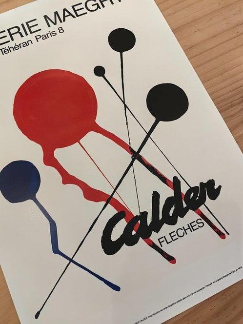 Alexander Calder - Exposición Calder en Galerie Maeght /, Antiek en Kunst, Kunst | Tekeningen en Foto's