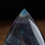Kwarts, lazuliet, scorzaliet en lepidoliet - gesneden vlam, Verzamelen, Mineralen en Fossielen