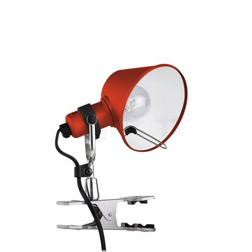 Artemide Tolomeo Micro Pinza, rood (Klemlampen) (Klemlampen), Huis en Inrichting, Lampen | Overige, Nieuw, Verzenden