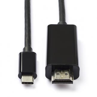 USB C naar HDMI kabel | Roline | 1 meter (4K@60Hz), Computers en Software, Pc- en Netwerkkabels, Nieuw, Verzenden