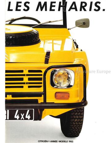 1982 CITROEN MEHARI BROCHURE FRANS