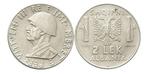 Albanië. Vittorio Emanuele III. 2 Lek - 1 Lek 1939