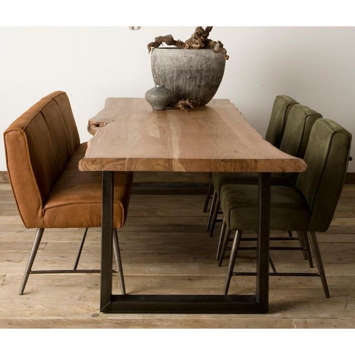 *WOONWINKEL* Tower Living Urbania Boomstamtafel 220 X 100 Cm, Huis en Inrichting, Tafels | Eettafels, Nieuw, Verzenden