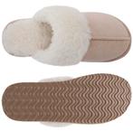 Suède Pantoffel Pluche Gevoerd | Maat 36 tot 45 | UGGs alter, Verzenden, Nieuw, Beige, Pantoffels of Sloffen