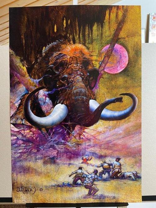 Arthur Suydam, - Mammoth (2005), Antiek en Kunst, Kunst | Tekeningen en Foto's