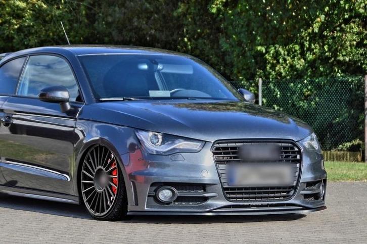 Front Splitter voor Audi A1 8X S-line, Auto-onderdelen, Carrosserie en Plaatwerk, Voor, Nieuw, Audi, Ophalen of Verzenden